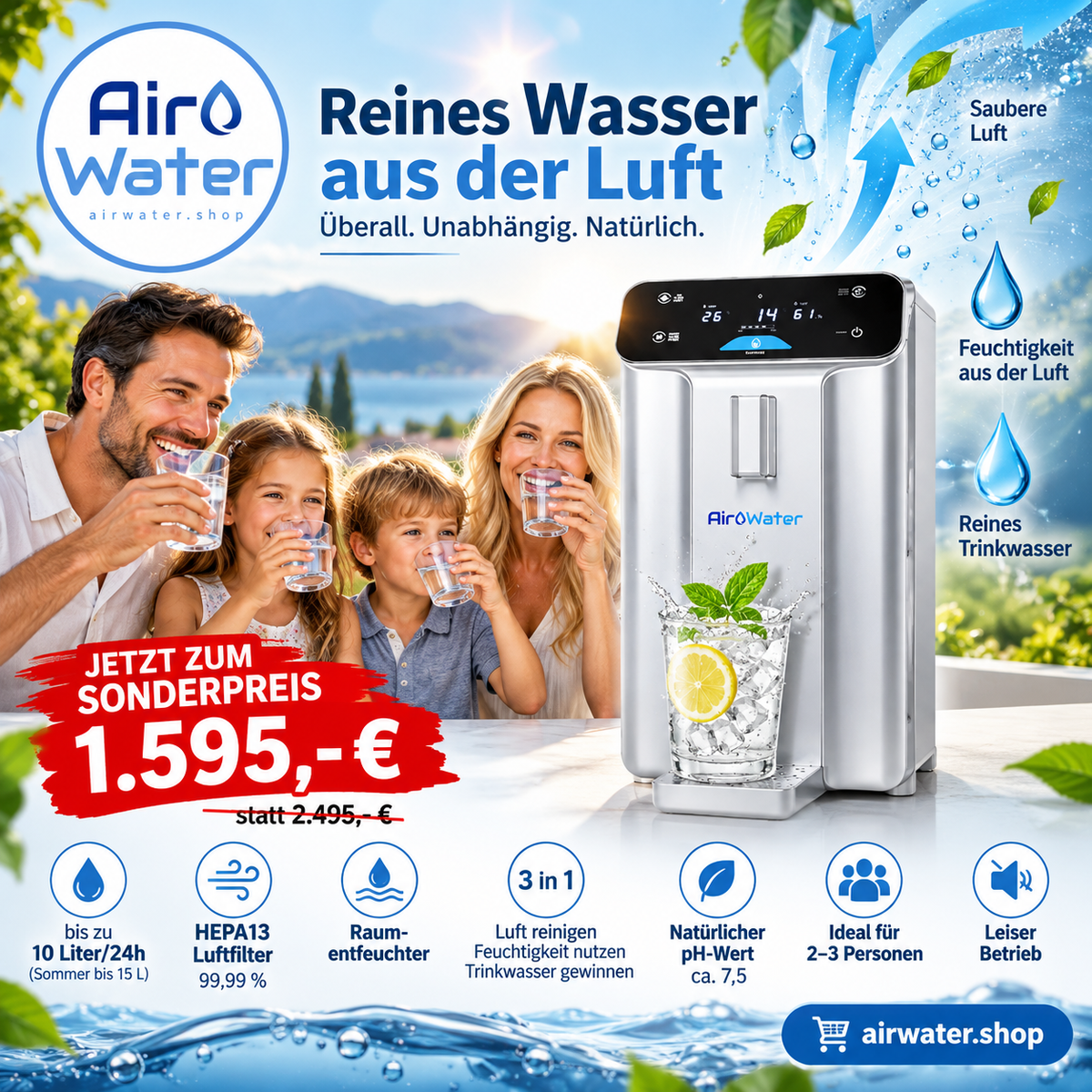 AirWater Startseite